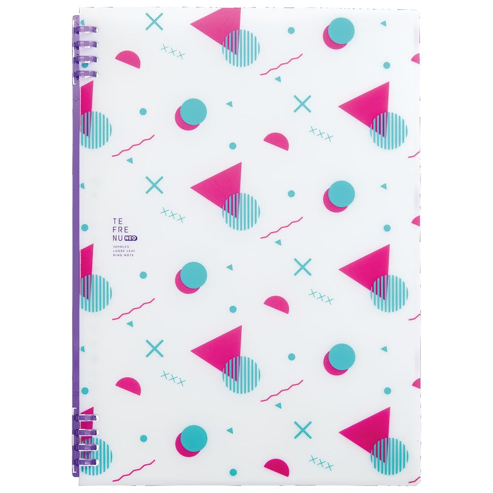 King Jim 9856TTENE-003 Ring Notebook, Tefline, Neo, A4, White