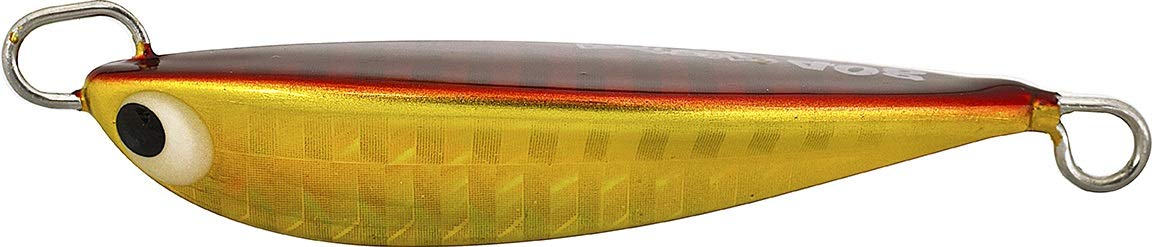 Tacklehouse Metal Jig, 2.1 inches (54 mm), 1.4 oz (40 g), Red Gold #2 TJ40 Lure
