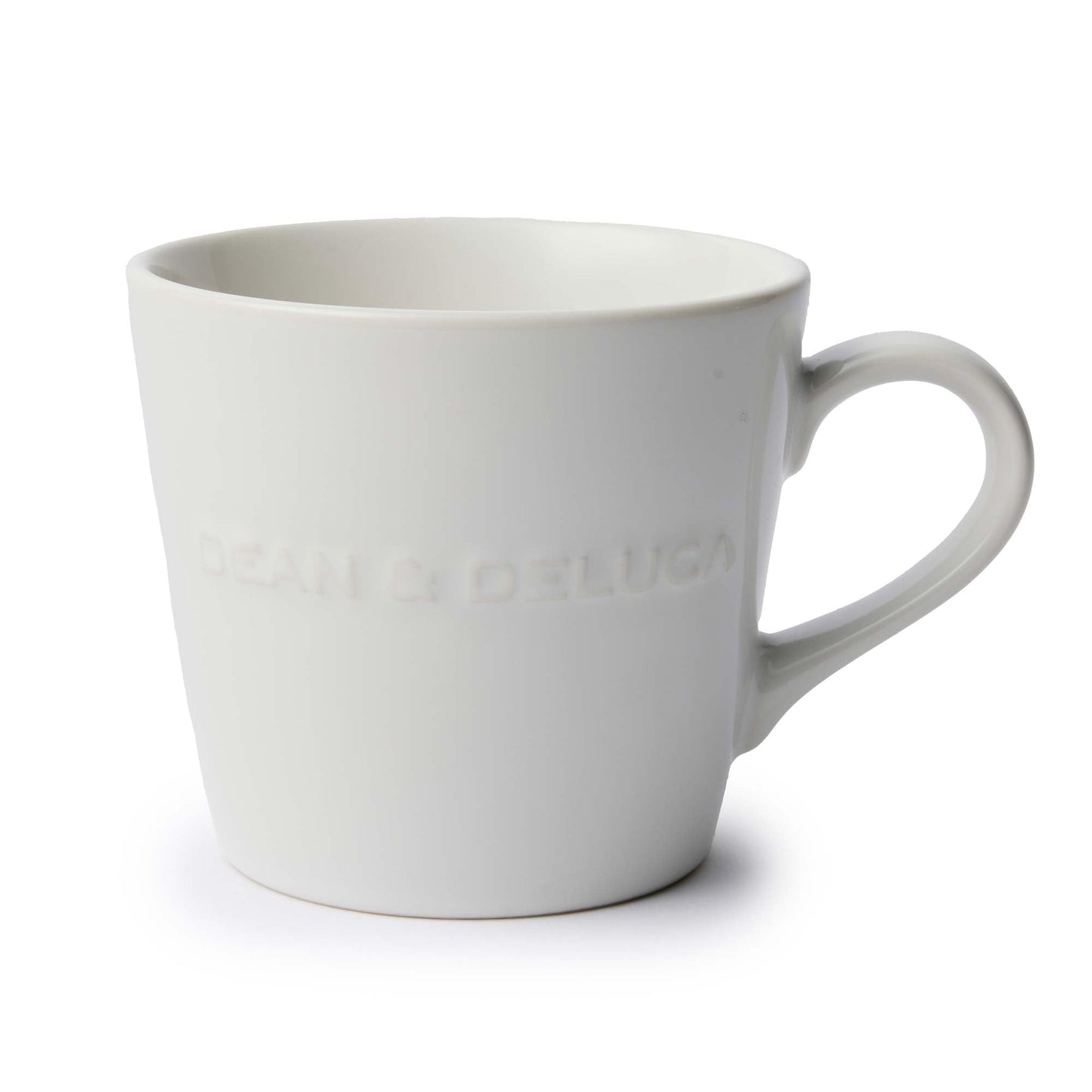 Dean and Deluca Morning Mug Milk White Mug Microwave Safe Dishwasher Safe Tableware Coffee Tea 9.5x13x8.5cm