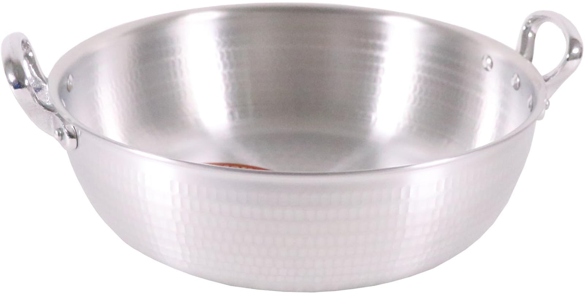 Aluminum Hammered Frying Pot 11.8 inches (30 cm) (Plate Thickness 0.1