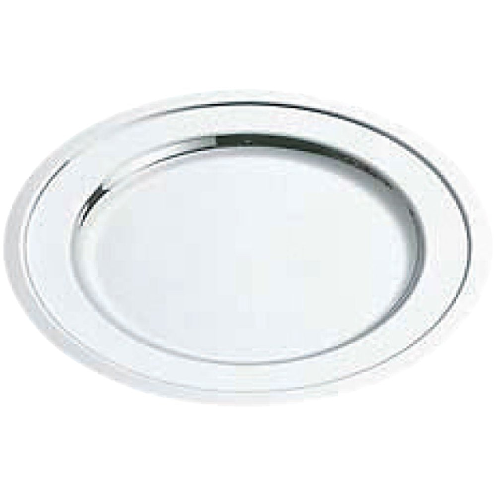 Yamashita Kogei 04-0773-0107 SW 18-8 Plain Round Plate, 24"