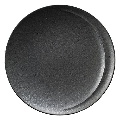 光洋陶器(Koyotoki) Koyo Pottery 14431003 Alco Plate, 10.0 inches (25.5 cm), Crystal Black