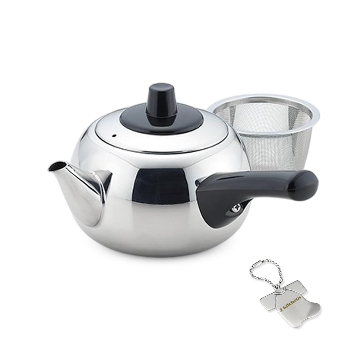 J-kitchens Teapot Stainless Steel Tea Strainer L Made in Japan with Original Tag