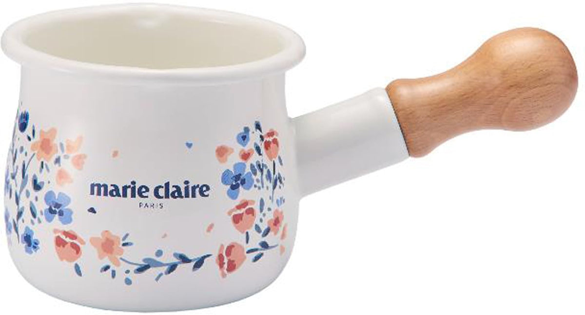 Enameled Mari Claire Horope Chilk Pan Fullet Size: Approx. W 7.7 x D 4.1 x H 3.4 inches (19.5 x 10.5 x 8.8 cm) MCY-03