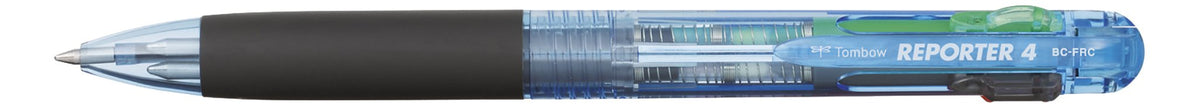 Tombow 4 Colors Ballpoint Pen, Reporter 4, Black, Red, Blue, Green (BC-FRC40)