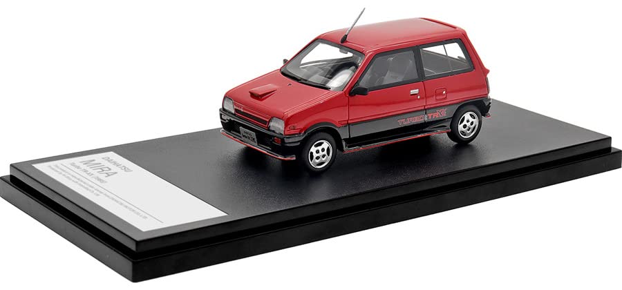 Hi Story 1/43 Daihatsu MIRA Turbo TR-XX (1985) Two Tone Red/Black Finished Product