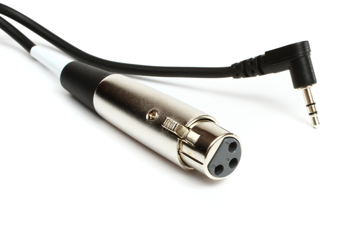 Hosa XVM-110F 10 Feet Right-Angle 1/8 Inches TRS to XLR Female Cable