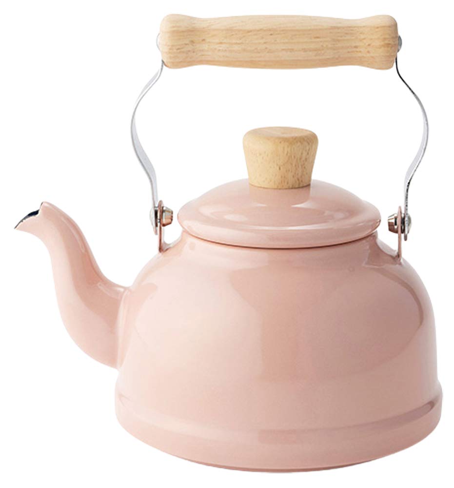 FUJIHORO Enamel 5.6 fl oz Kettle | Cotton Series, Pink