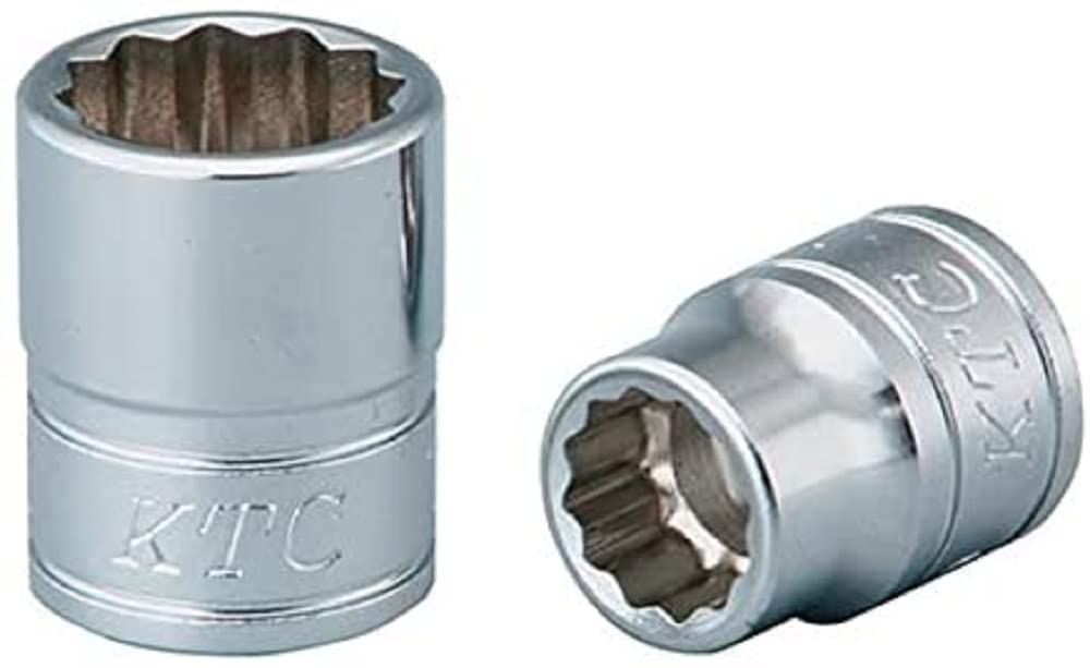 京都機械工具(KTC) Socket, 12 Angle, B3-06W-H, Size: 6 x Drive: 0.4 inches (9.5 mm)