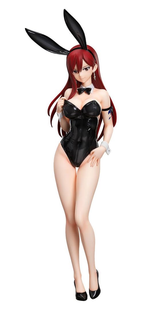 FREEing Fairy Tail: Erza Scarlet (Bare Leg Bunny Ver.) PVC Figure, Multicolor