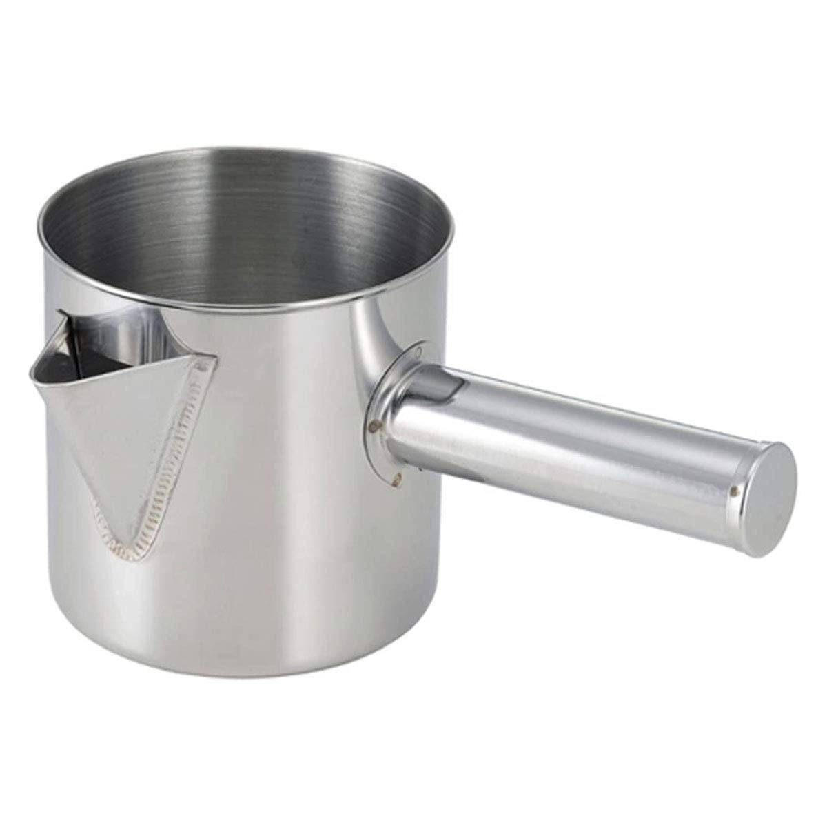 下村企販 Shimomura Plenty of Grilled Powder, Made in Japan, 34422 Tsubamesanjo 34422 Dishwasher Safe Takoyaki Dough Container with Handle for Easy Pouring, Authentic, Powdered Stainless Steel