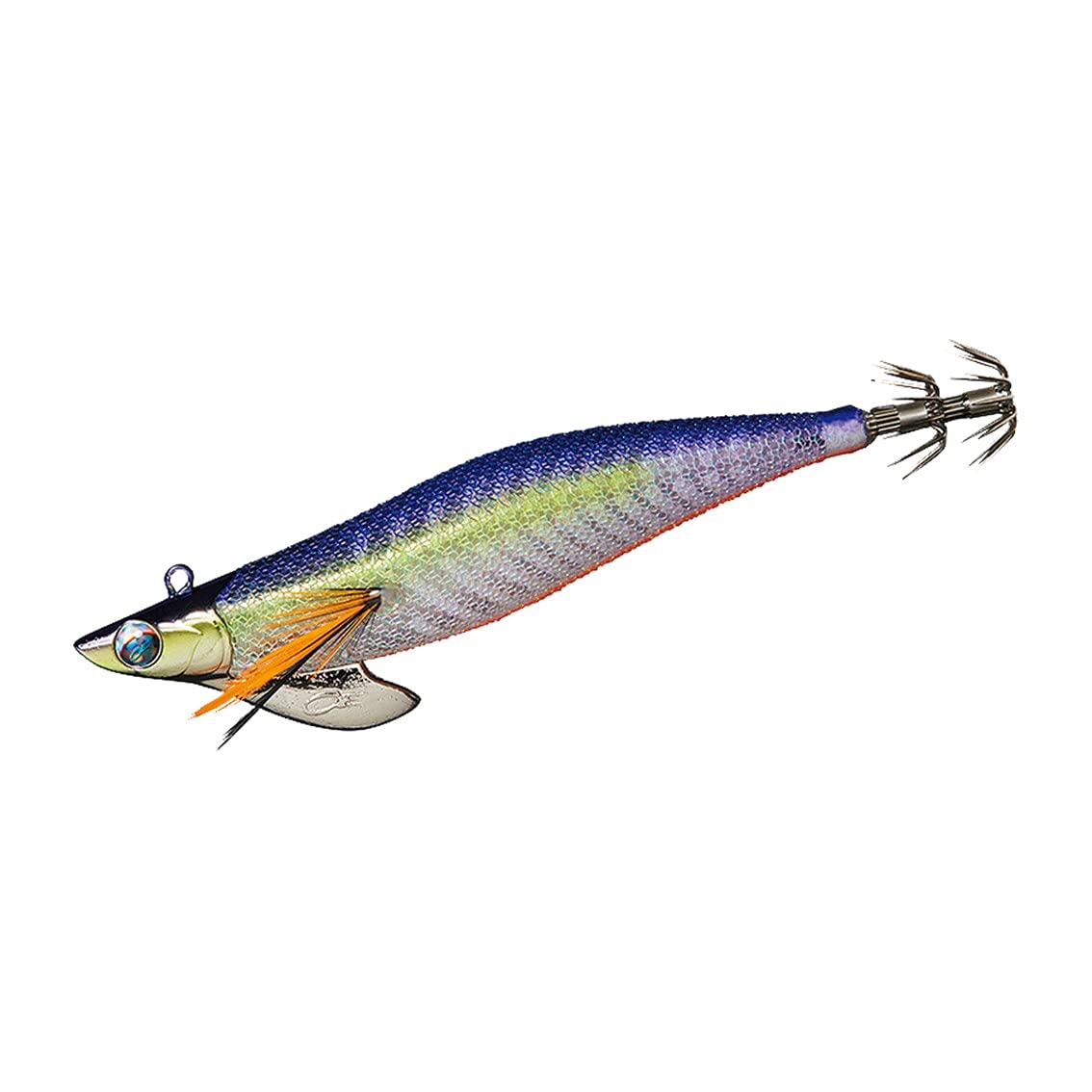 Daiwa Egi Emeraldas Boat II RV No. 3.0 0.9 oz (25 g) Clear-Purple & Orange Lure