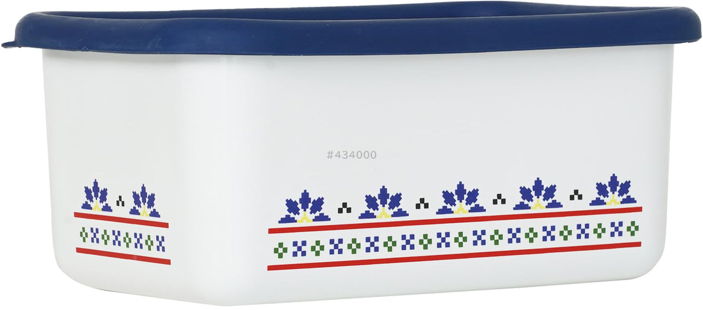 Fuji Hollow Mysa Deep Shape Square Container, Medium, Navy MY-DM.N