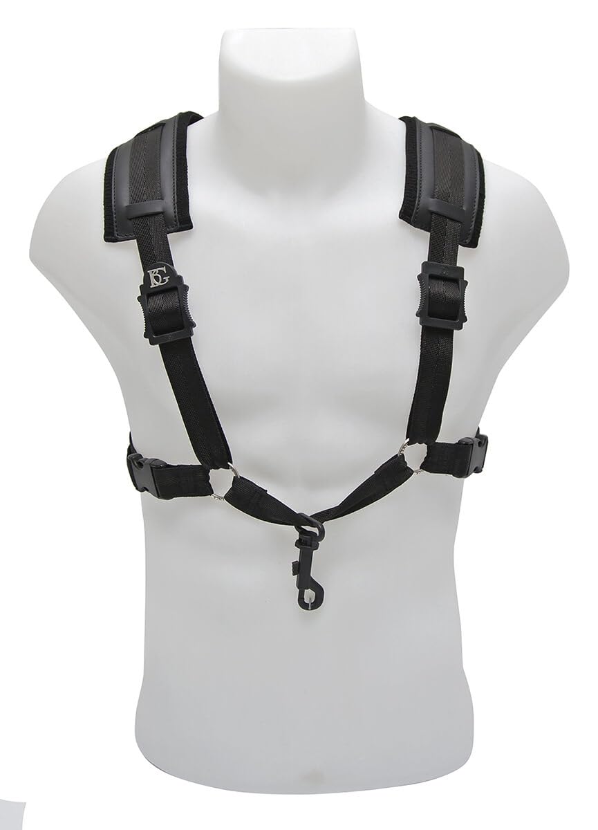 BG(0002698761) BG-S42CSH-Comfort Harness for Alto & Tenor Sax, Small Size, Black (BG-S42CSH)