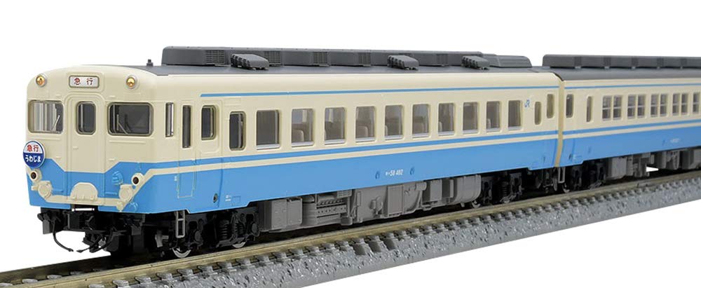 TOMIX 97931 N Gauge Limited KiHa 58 Series Uwajima JR Shikoku Color Set B 3 Car Railway Model Diesel Car