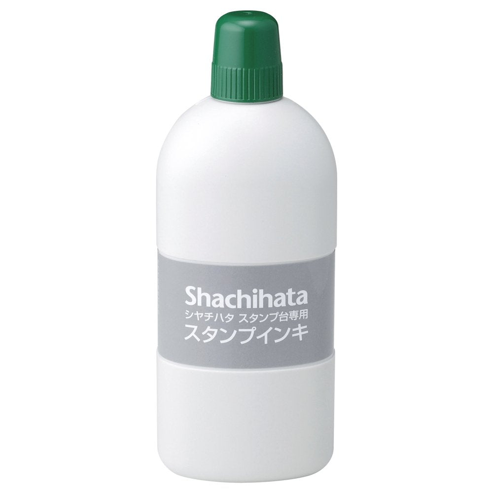 Shachihata stamp pad ink stamp dedicated large bottle green (japan import)