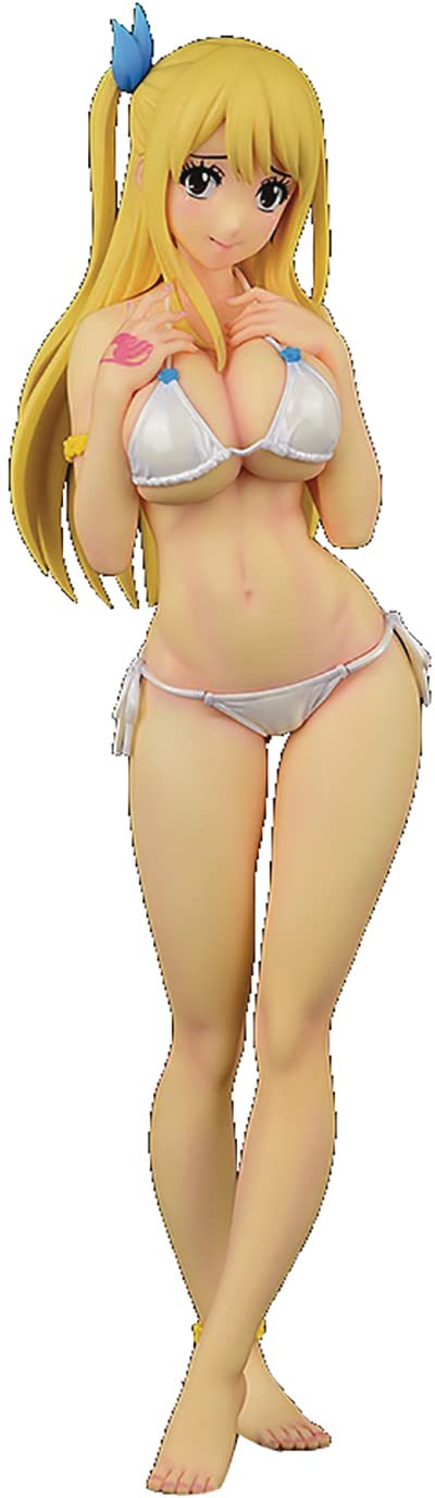 ORCATOYS Fairy Tail: Lucy Heartfilia (Swimsuit Pure in Heart) 1:6 Scale PVC Figure, Multicolor