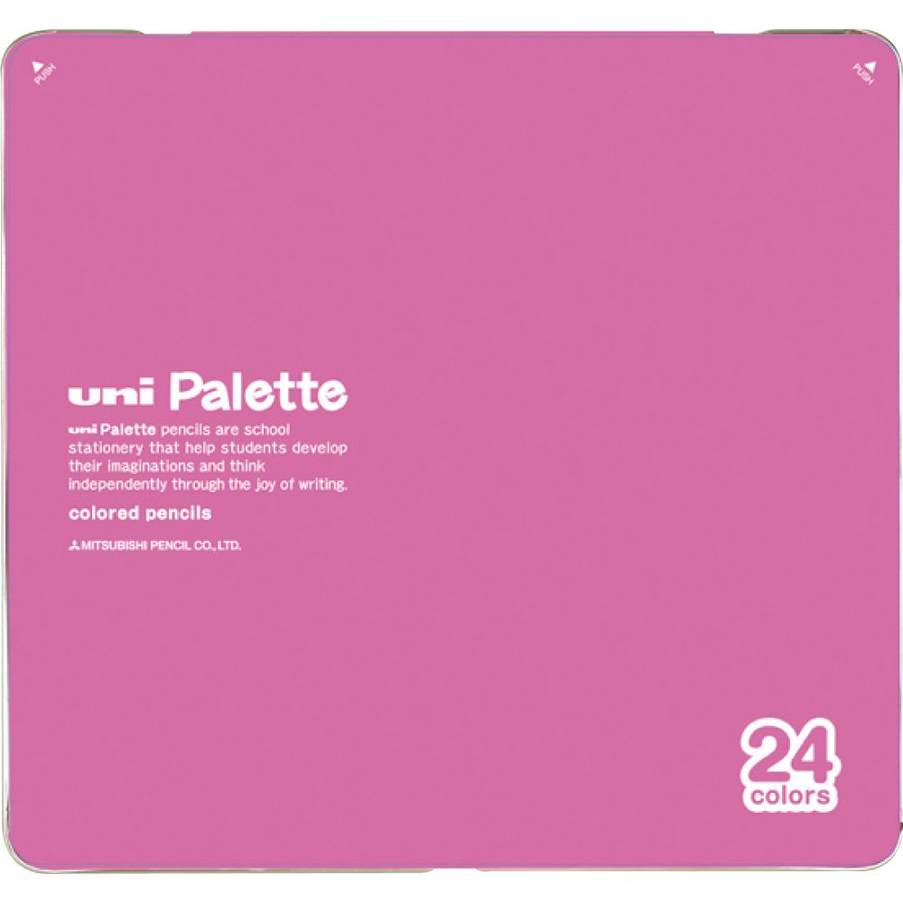 Mitsubishi Pencil Co., Ltd. colored pencil 880 Grade Uni palette 24 colors pink K88024CPLT.13