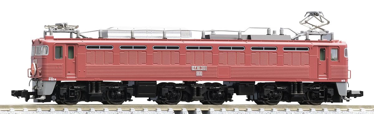 TOMIX N Gauge JNR EF81 Type 300 Primary Rose, Tabata Engine District, 7177, Railway Model, Electric Locomotive