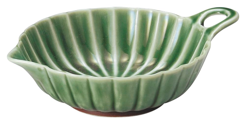 KOYO 56171094 Koyo Pottery, Misty Green, Small Bowl, 5.1 inches (13 cm), Hand Included, Japanese Tableware, Mino Ware, Dishwasher Safe, Made in Japan