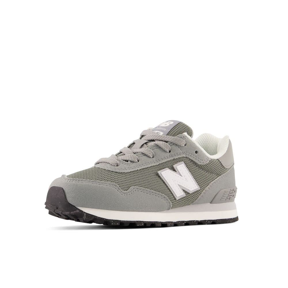 New Balance Kids 515 V1 Lace-up Sneaker, Slate Grey/White, 3 M Little Kid (4-8 Years)
