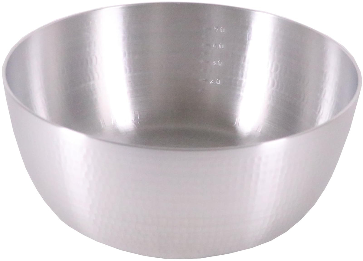 Aluminum Hammered Yatko Pot with Scale 11.2 inches (28.5 cm)