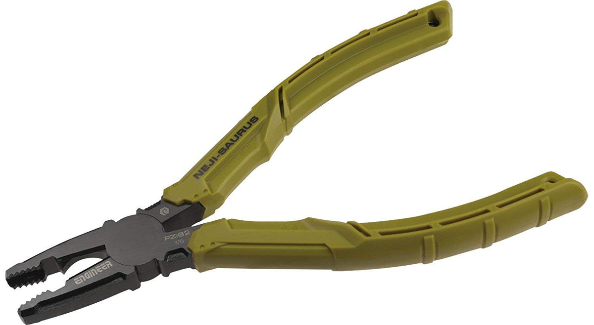 ENGINEER 6.25" Screw Removal Combination Pliers Black Oxide Coating + Wire Cutter. Made in Japan
