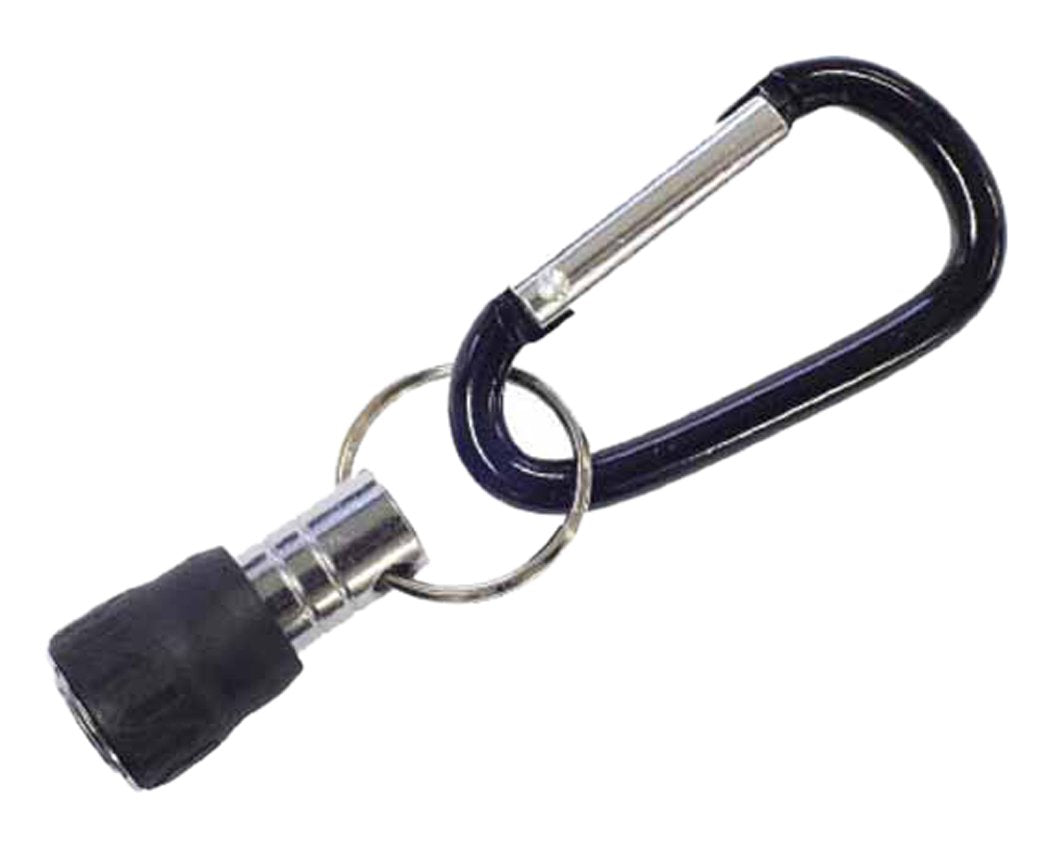 TRUSCO TBHK-BK Bit Holder with Carabiner, Black