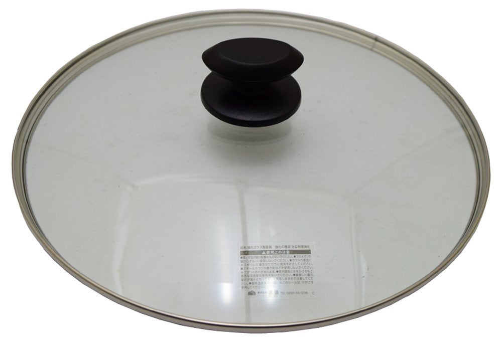 Takagi Tempered Glass Lid, 11.8 inches (30 cm), Glass Lid, Durable, Scratch-Resistant, Made of Physical Tempered Glass, Transparent and Visible Contents, Pots, Pans, Lids, Lids, Cooking