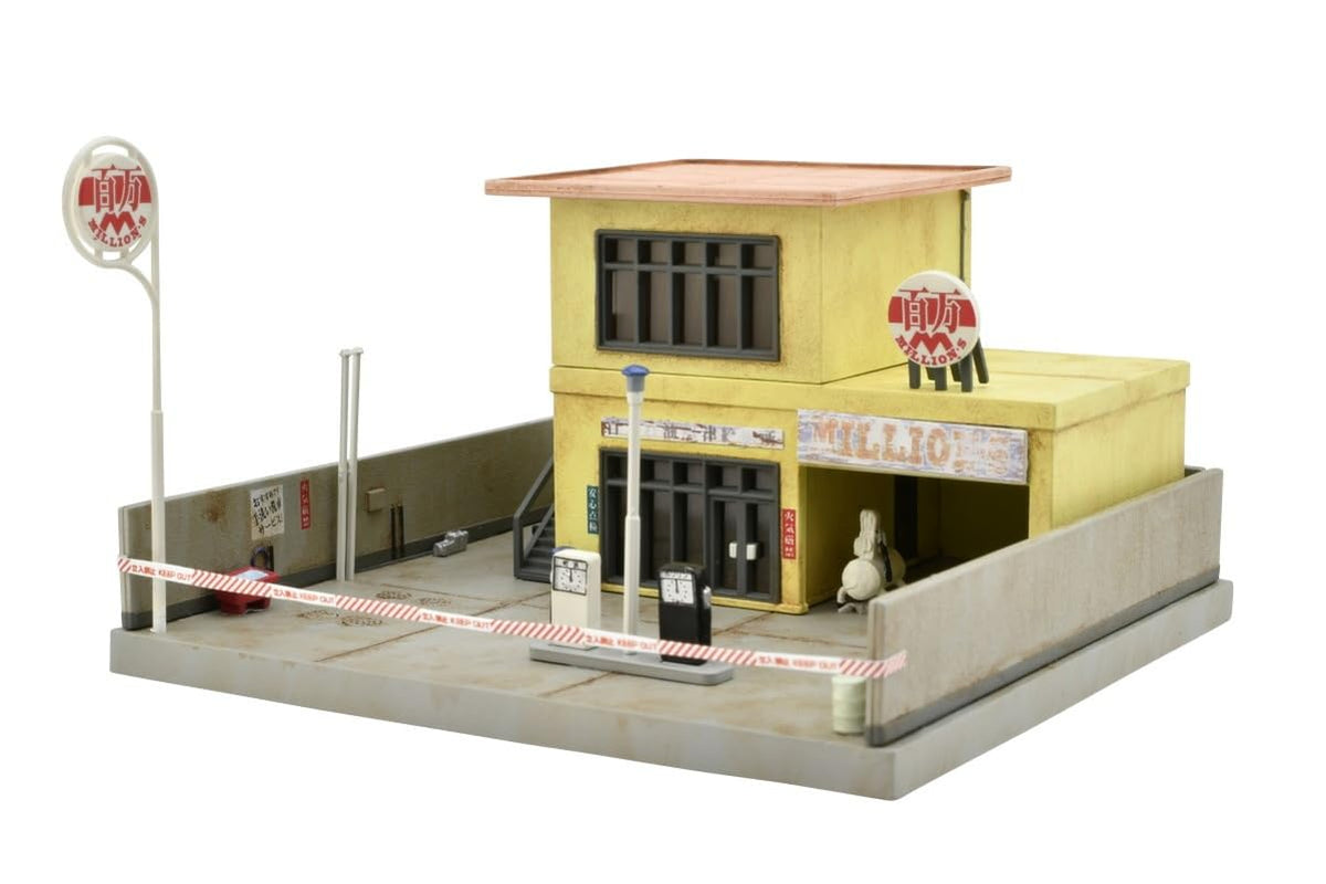 TOMYTEC Building Collection Building Collection 183 Gas Station A Diorama Supplies