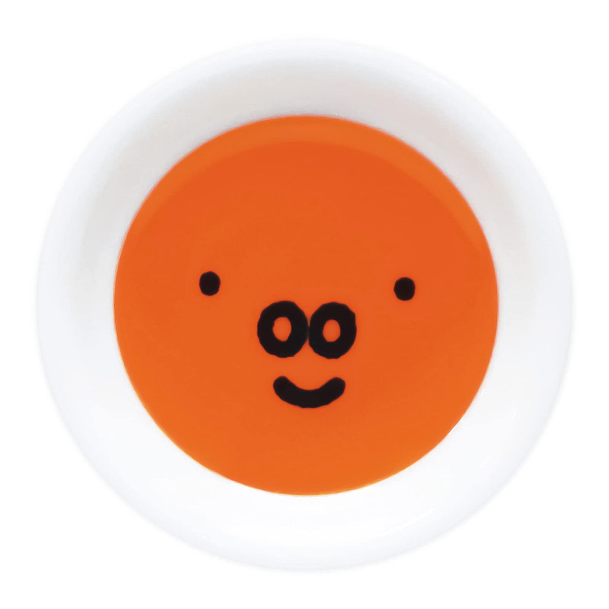 Kaneshotouki 409131 Dick Bruna Miffy Granty Small Plate, Approx. 3.5 inches (9 cm), Face Up, Orange