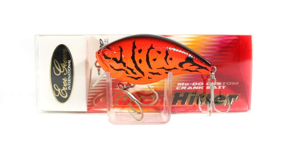 Evergreen #64 Crankbait Super Shallow Runner Clutch Hitter, 2.3 inches (5.8 cm), 0.4 oz (12.5 g), Fire Claw