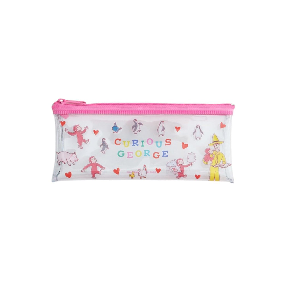 Overglad Curious George PVC Pen Pouch, Animal