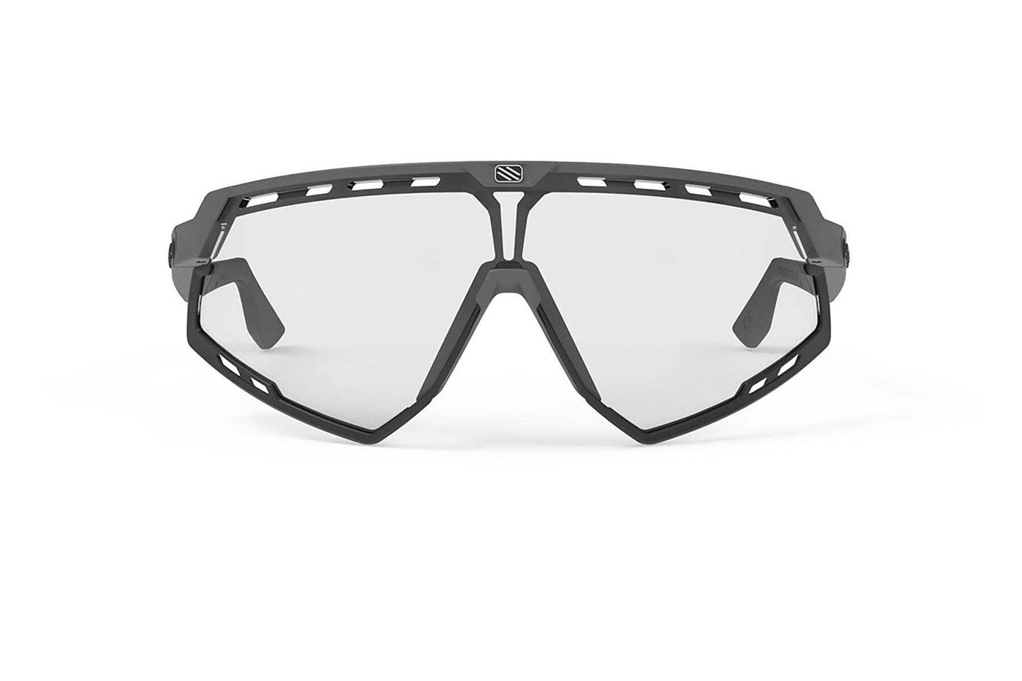 RUDY PROJECT Defender Sport Sunglasses Defender Pyombo Matte Frame and ImpactX Photochromic 2 Black Lenses Black Bumpers
