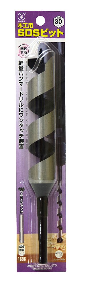Onishi Industrial SDS Woodworking Bit (No. 25) 1.2 inches (30 mm)