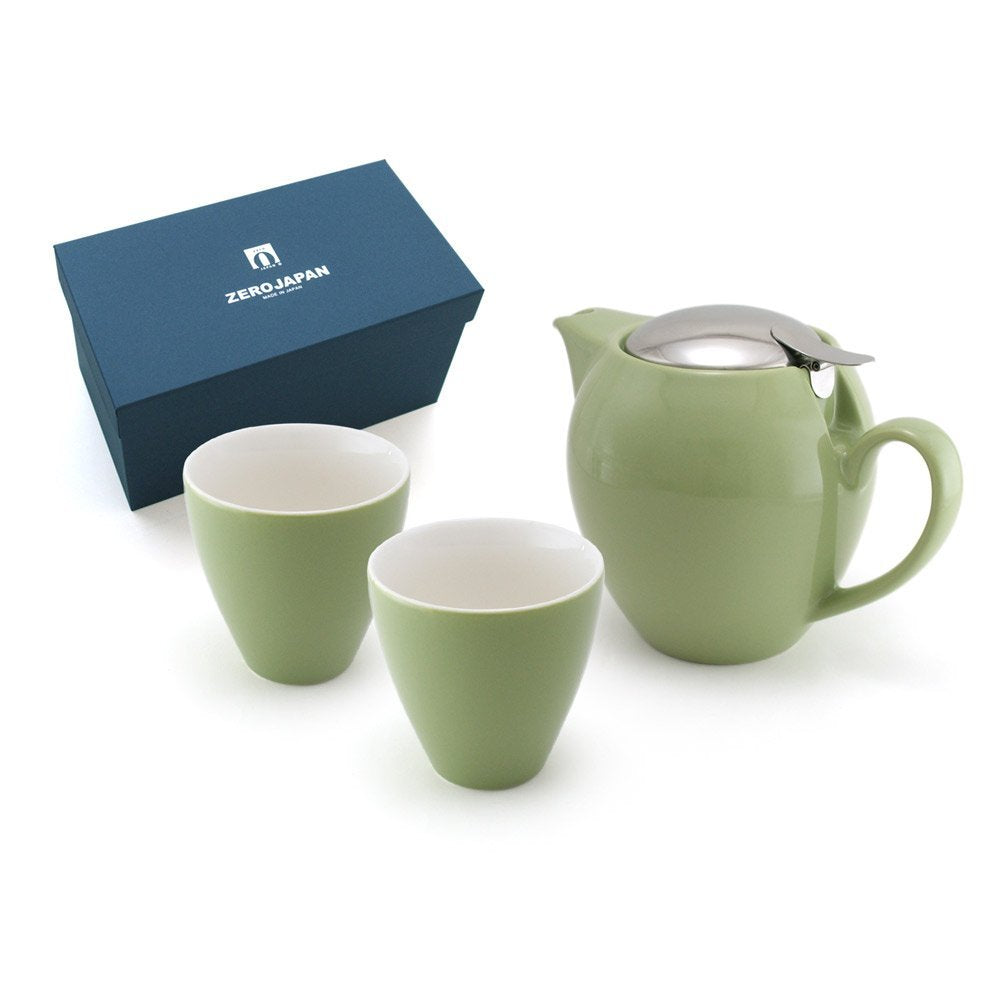 ZEROJAPAN Gift Set for Universal Teapot 4 People & Teacup Tall 2 Artichokes ZG-004 AR (japan import)