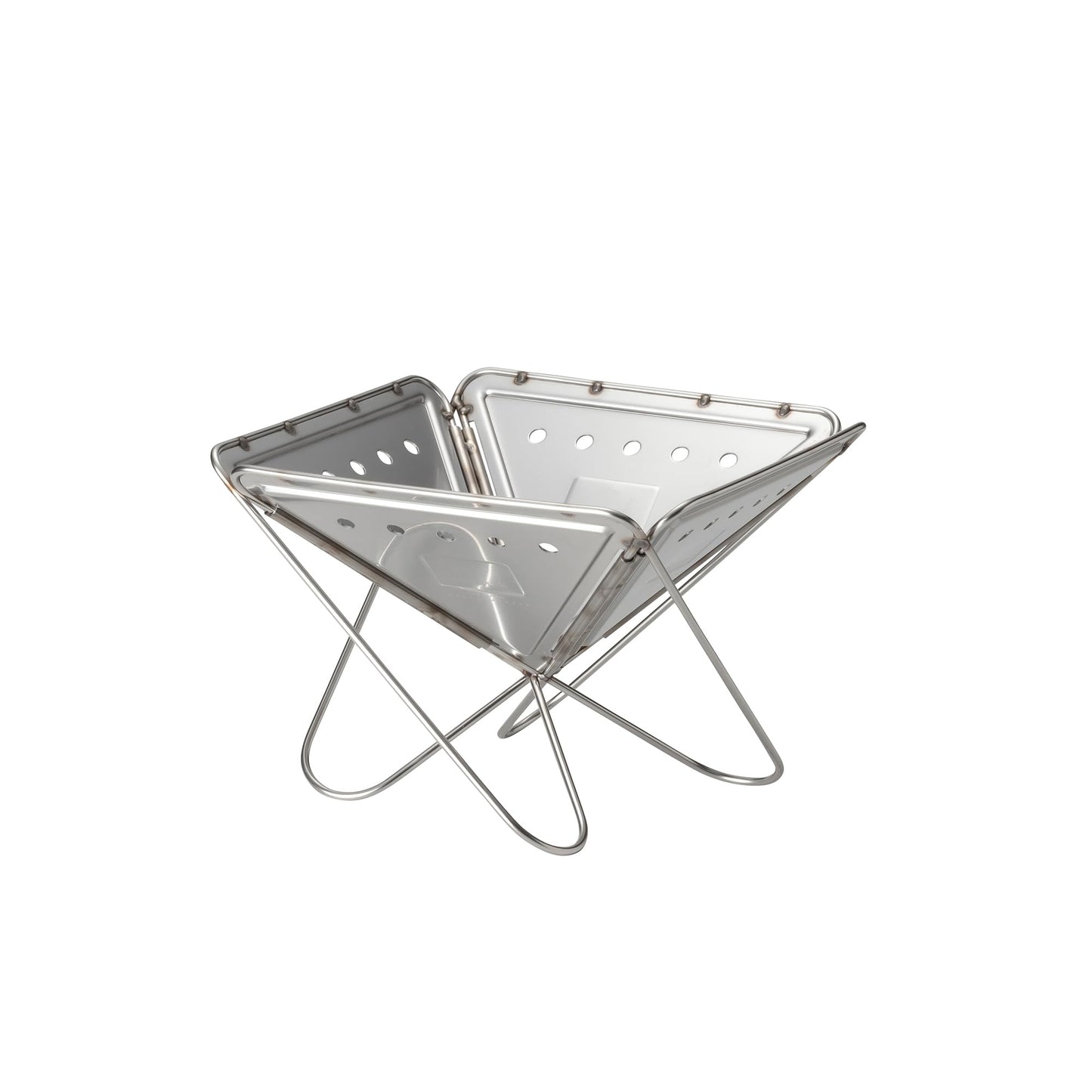 Snow Peak Pack & Carry (S) Fireplace - Made of Durable Stainless Steel - 10.6 x 10.6 x 8.25 in