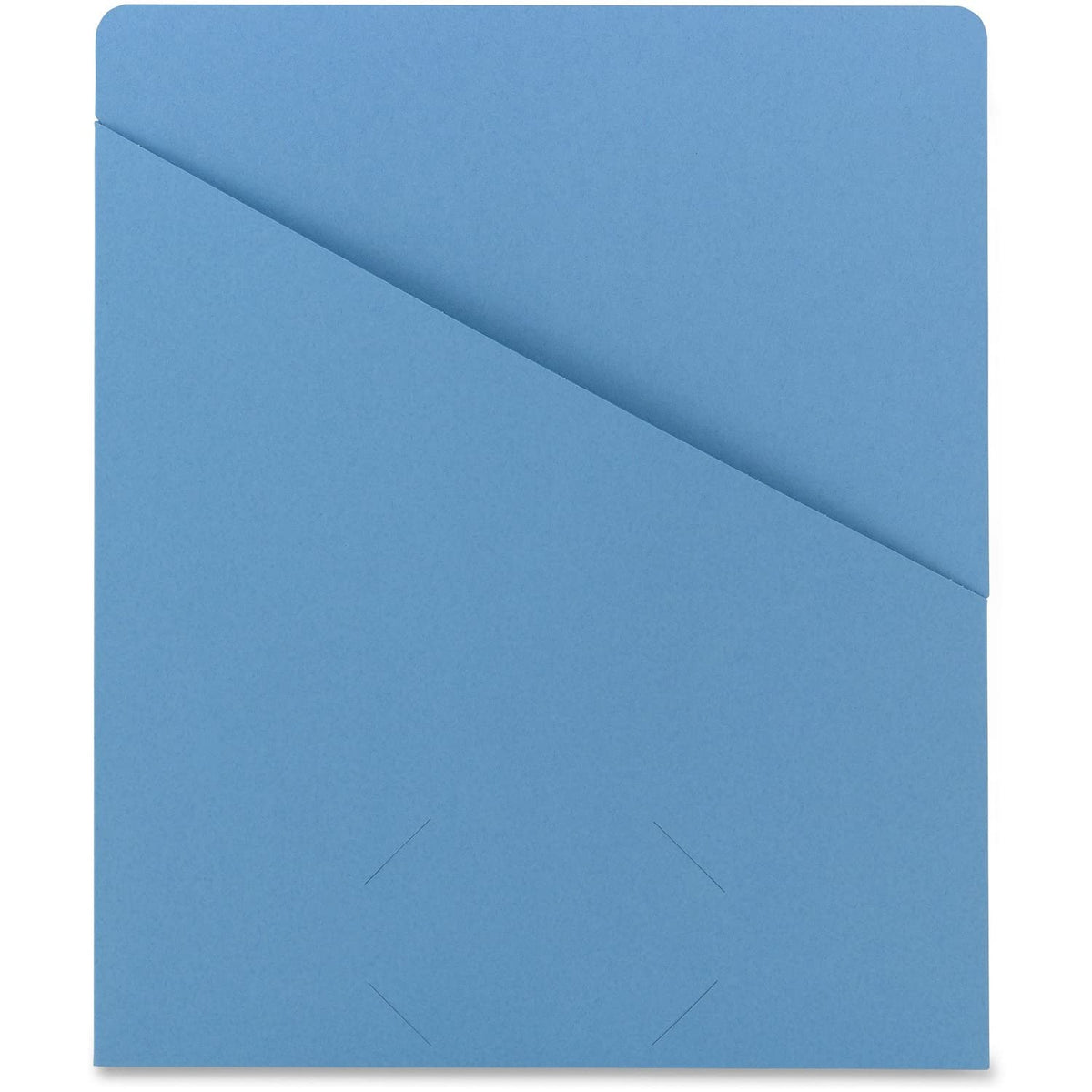 Smead Slash Jacket, Letter Size, Blue, 25 per Pack (75431)