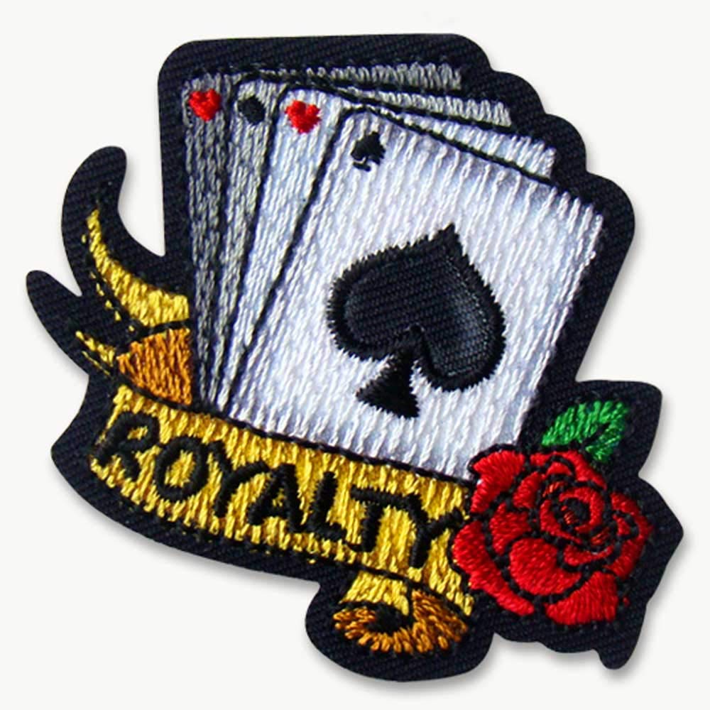 Pioneer Patch (TATTOO/Playing Card/Lock) Iron-On Patch Decor & Remake Craft