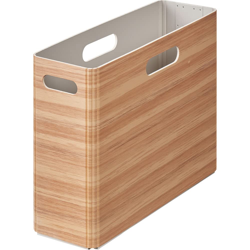 King Jim KW4033 Kini Storage Box, Box File, A4 Horizontal, Natural