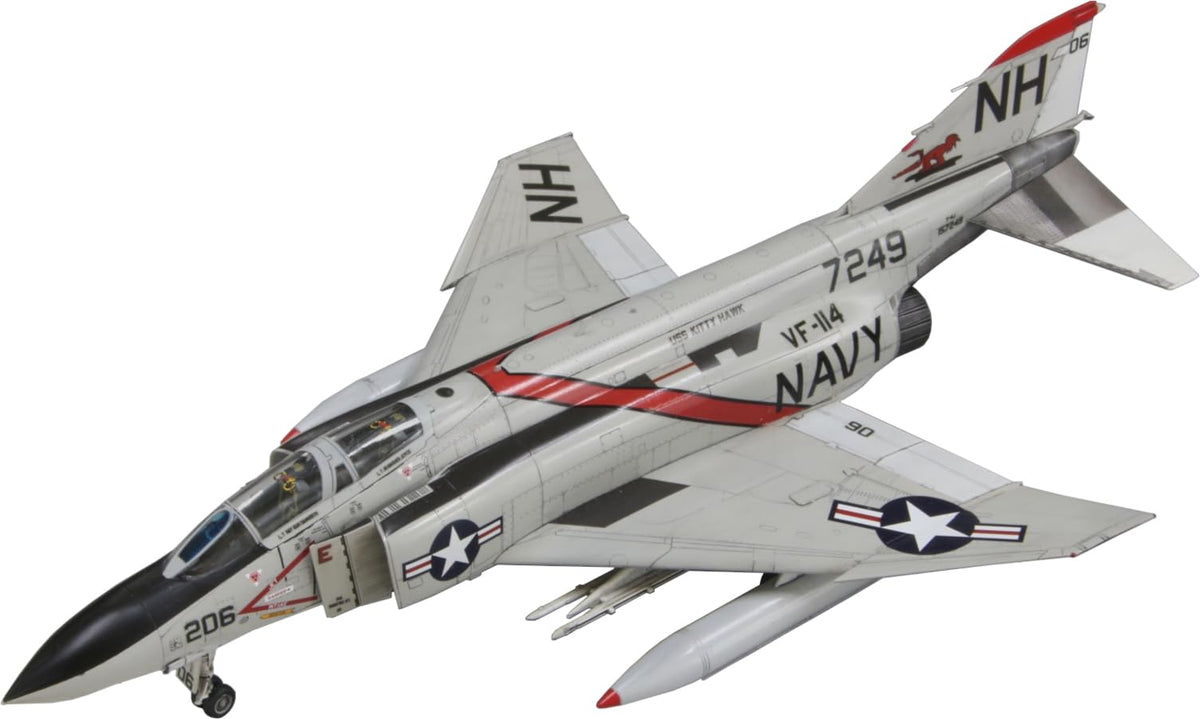 FineMolds FX08 1/72 Jet Series America F-4J Fighter Aircraft Arbarks, Plastic Model