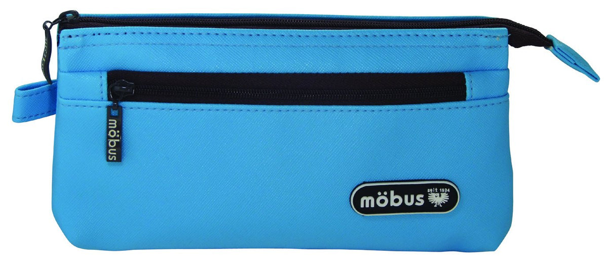 ガルフストリーム mobus MOG-4P-05 Pencil Case, 4 Pockets, Sky