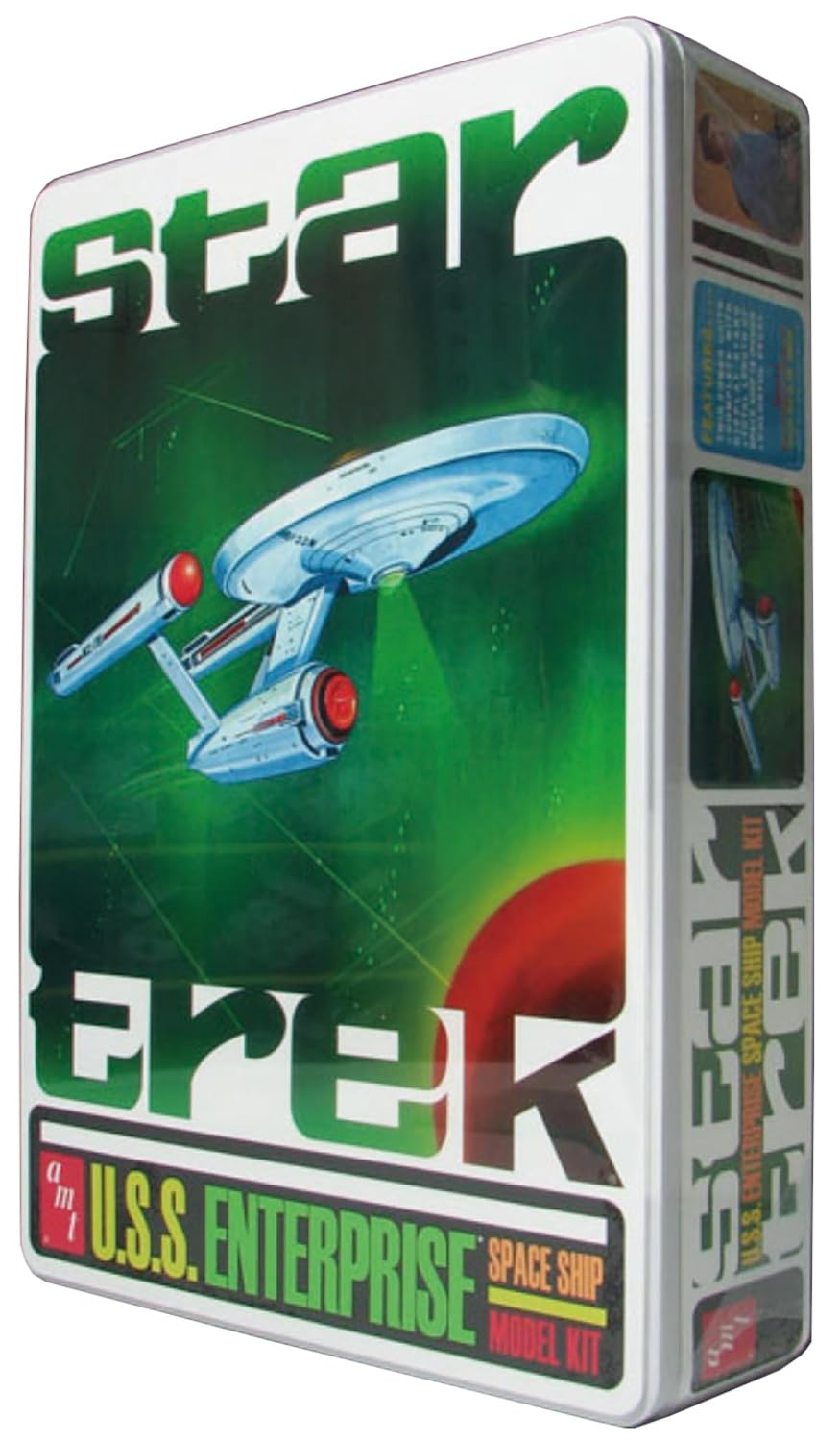 Star Trek USS Enterprise Ncc1701 Second Edition Tin 1-650 AMT
