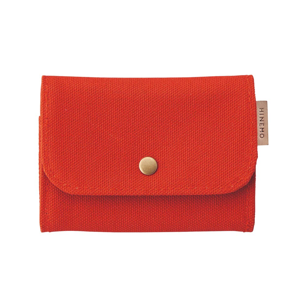 Lihit Lab A7905-3 HINEMO Accordion Pouch, Mini, Red