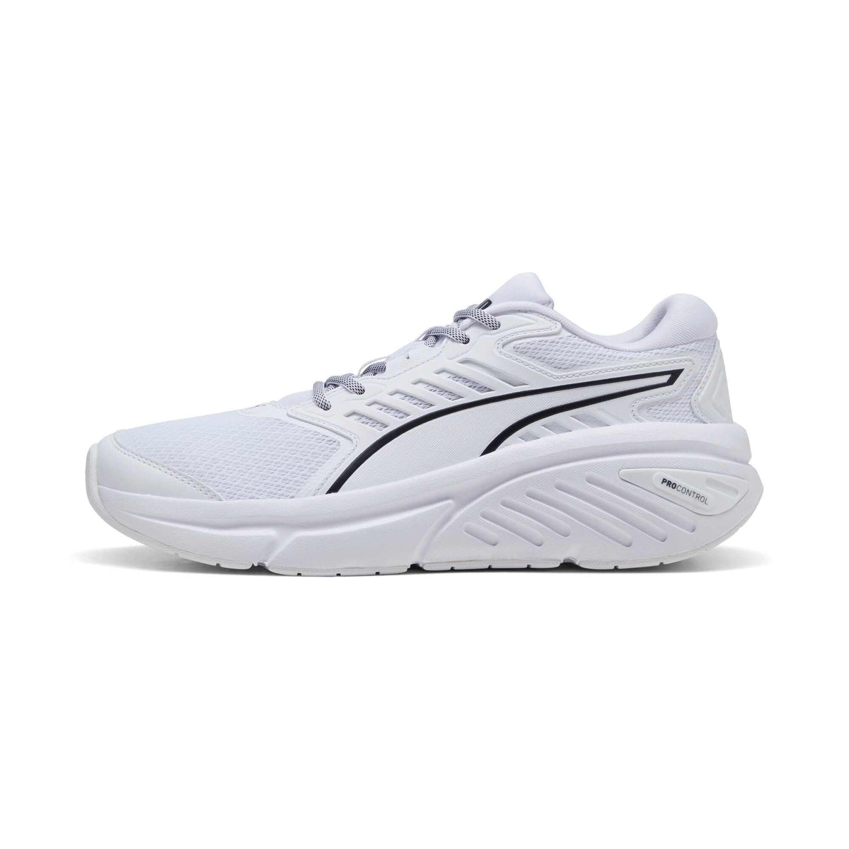 PUMA(プーマ) Men's Running Shoe, 25 Spring Summer Color Puma White/Puma Black (07), 22.0 cm