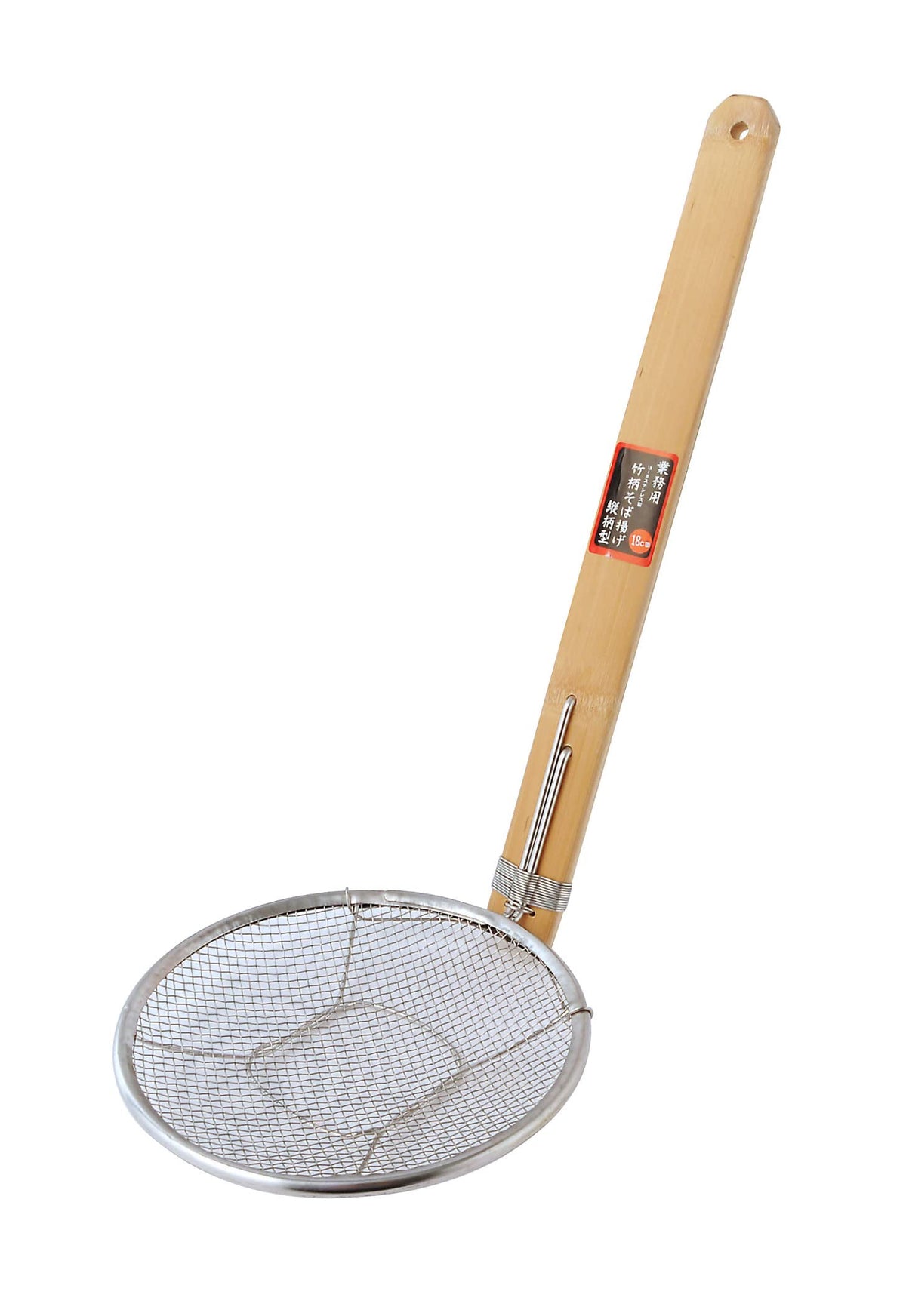 PRO SERIES Commercial Bamboo Pattern Buckwheat Fry Vertical Handle (L) Type 7.1 inches (18 cm)