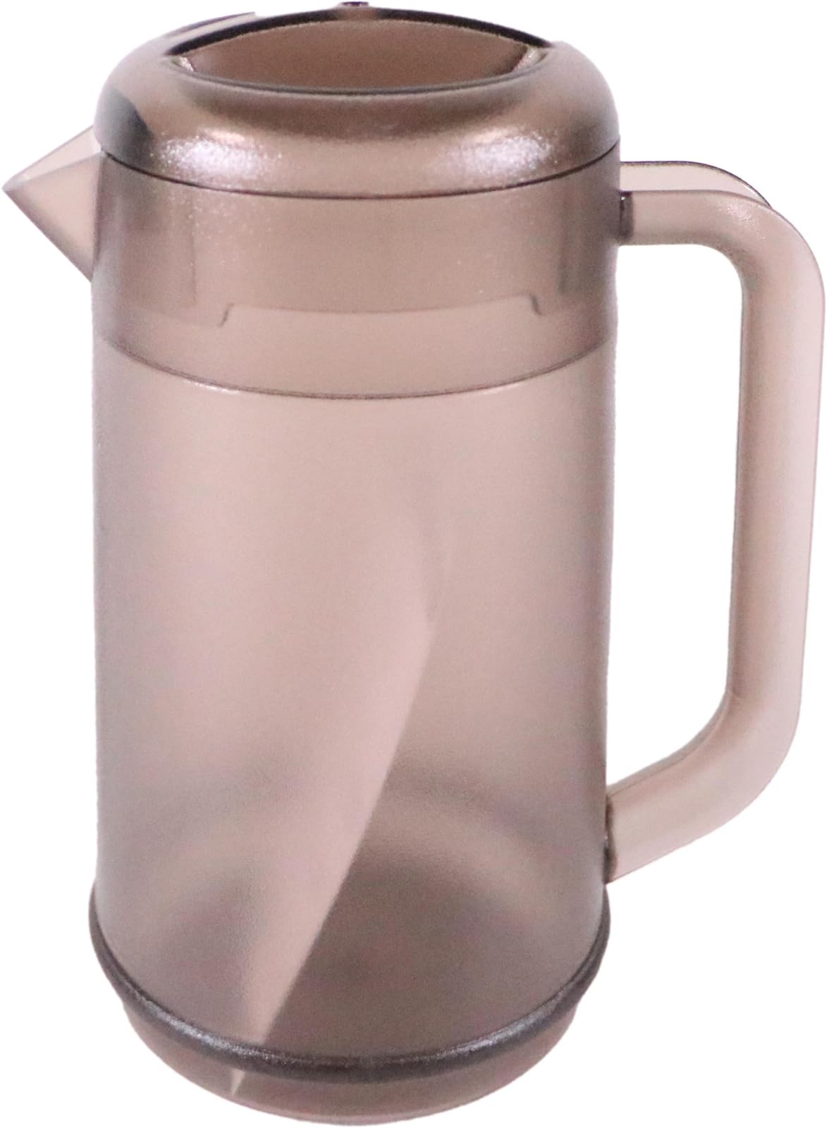 Honma Fuyuji Industrial Round Water Pitcher, Smoke Brown, Polycarbonate Resin, Japan PUO496E