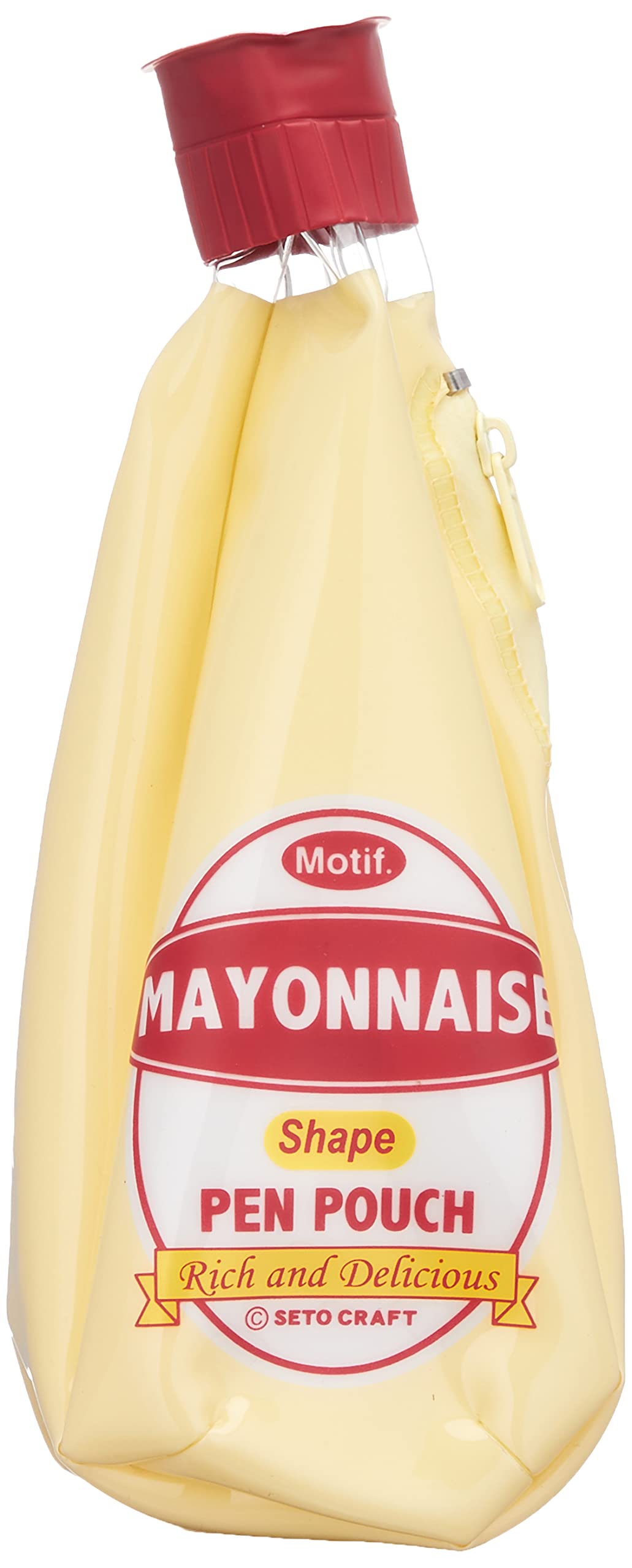 Setocraft SF-9202 Pen Pouch (Mayonnaise), White, 3.3 x 8.1 x 2.6 inches (8.5 x 20.5 x 6.5 cm)