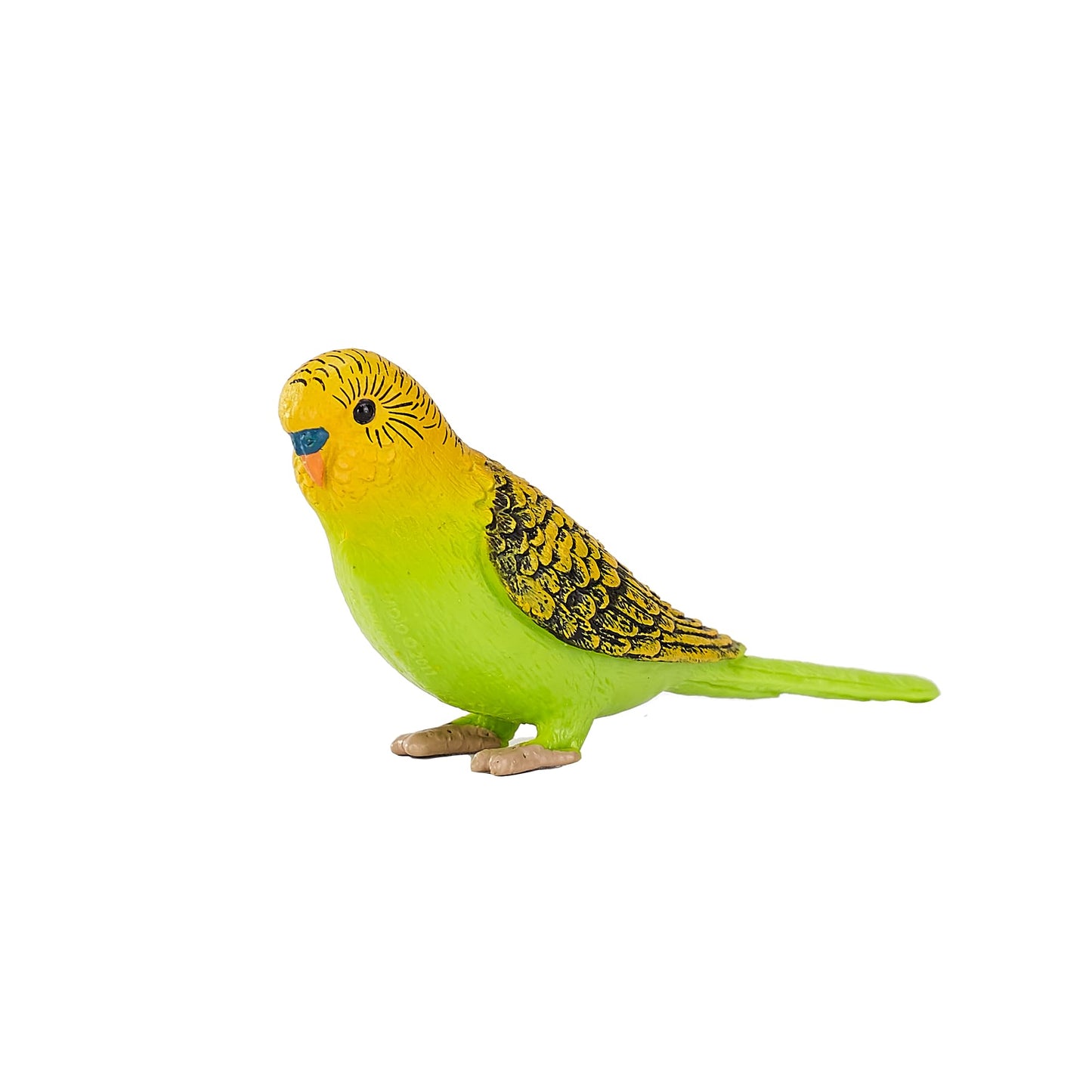 MOJO – Budgerigar (Australian Parakeet) Green | Hand-Painted Toy Figure | Farmland Pet Bird Collection | True to Life & Highly Detailed | Designed in UK