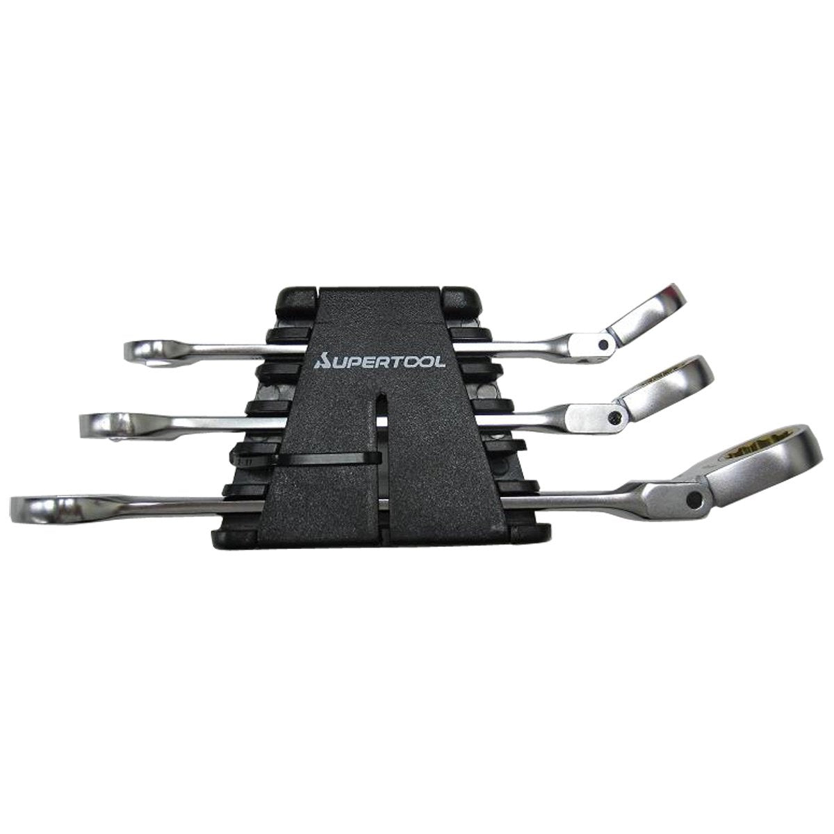 SUPER TOOL Gear Wrench Flexible type 3pcs Set GRW3FH (Japan Import)